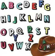 Alphabet Embroidered Patches - 26pcs Cloth Letter Stickers, Iron Letter Appliqu?s | Stylish Fabric Letters, Custom Embroidery Alphabet Stickers, Stylish Patch Letters for Jackets, Shirts, Bags