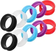 OATIPHO 10pcs Pet Scissor Ring Scissors Pet Grooming Table Dog Grooming Kit Ring Insert Finger Gripper Dog Accessories Barber Grips Finger Guards for Cutting Scissor Tip Covers Silica Gel