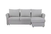 Brosa Austin Corner Sofa Bed with Reversible Storage Chaise (Ecru)