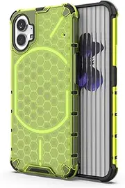 [Baifu] Matte Case for Nothing Phone (1), Anti-Fingerprint, Anti-Fall, Translucent Frosted Protective Case for Nothing Phone (1)-Green