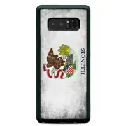 Distressed Illinois Flag Case Cover Samsung Galaxy S23 S22 Plus Ultra S21+ S20