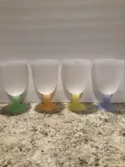 Tupperware Impressions Goblet Set Parfait Sundae Cups Set of 4