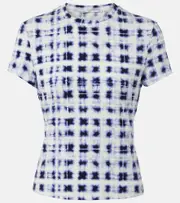 [Proenza Schouler] Proenza Schouler White Label Parson printed jersey T-shirt AU 14 white