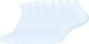 [AJ DEZINES] Ankle Low Cut Socks for Women Pack of 3 Pairs (Ankle Socks W,P3-$P), 3 White, 4-7