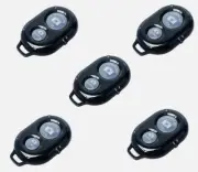 5 Pcs Bluetooth Shutter Remote Selfie Control Button Tripod iPhone Camera Phone