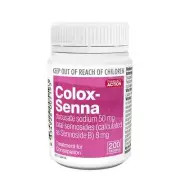 Pharmacy Action Colox - Senna 200 Tablets - Coloxyl With Senna Generic