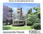 1000 Piece Jigsaw Puzzle - Jacaranda House - 28 X 20 Inch X 2Mm Thick Puzzle For