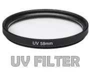 Vivitar 52 55 58 mm UV Protective Filter Camera Lens for Canon,Nikon,Panasonic