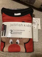 Jellifish kids two piece unisex sleep set, Size 2t New With Tags
