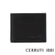 【Cerruti 1881】限量2折 義大利頂級小牛皮8卡短夾皮夾 CEPU05421M 全新專櫃展示品(黑色 贈原廠送禮提袋)