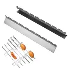 Achieve Perfectly Spaced Skewers Every Time with Our Stainless Steel Rack