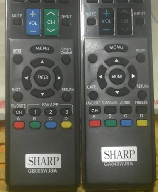 全新 SHARP 夏普 液晶電視遙控器 LC-50U35T LC-58U35T LC-65U35T通用GB190WJSA