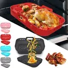 Liners Reusable Baking Pan Foldable Silicone Pot For NINJA Air Fryer