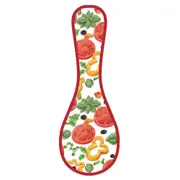 Kitchen Ceramic Spoon Rest Tomato and Capsicum Cooking Aid