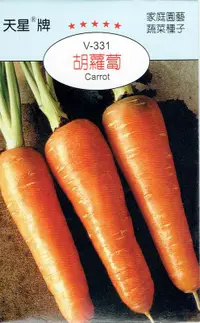 在飛比找露天拍賣優惠-種子王國 胡蘿蔔 紅蘿蔔 【蔬果種子】 天星牌 彩色包裝 原