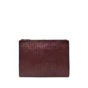 [Dragon Diffusion] Dragon Diffusion Interwoven-design Clutch Bag ONE SIZE RED