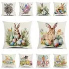 with Zipper Cushion Cover Polyester Pillow Cases for Living Room
