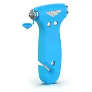 Car Safety Hammer Gift, 2 in 1 Tool with Window Breaker and Seat Belt Cutter, Safety Emergency Car Escape Tool, Blue