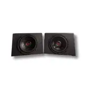 8" Pair Truck Subwoofer Box Gray With 2-Boss Audio 8” Sub CXX8 600W Peak Power