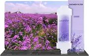 Vitamin C Shower Filter, Filters Contaminants, Neutralize Chlorine, Remove Heavy Metals, Easy Installation, Filtered Shower Water for Healthier Skin & Hair, Gifts for Wives and Girlfriends (Lavender)