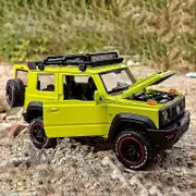 1:18 Suzuki Jimny Suv Toy Alloy Car Diecasts & Toy Vehicles Car Model Sound And Light Car Toys For Kids Gifts Yellow