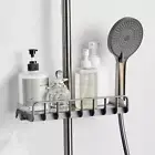 Wall Mounted Shower Gel Wall Storage Suitable for 99% Shower Rod