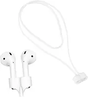 CAXUSD Anti-Lost Strap for Earphones Silicone Cable for Earbuds White Strap for Connectors