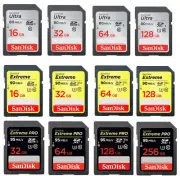 SD Card SanDisk Ultra Extreme Pro 32G 64G 128G 256G 16G SDHC SDXC Camera Memory