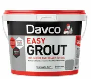 Davco GROUT PRE-MIXED Bright White Stain Mould & Bacteria Resist*Aust Made 2L/4L