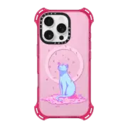 iPhone 16 Pro Bounce Case MagSafe Compatible Sakura Cat