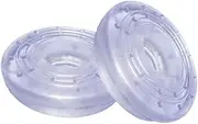 2Pcs Door Pull Up Bar End Pad Suction Cup Cover Transparent Slip Cushion for Home Fitness Protects Door Fitness Levels