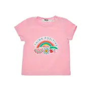 [MOUSSE DANS LA BOUCHE] MOUSSE DANS LA BOUCHE Stickers Cloud print T-shirt Kids 9M 9M Pink