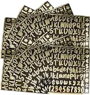 Angoily Lphanumeric Stickers for Mailbox Numbers 10 Sheets Reflective Decals Window Mailbox Number Stickers