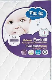 P'tit it Memory Foam Baby Cot Mattress 130x70x12 cm