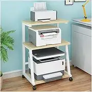 Printer Stand Rolling Printer Cart Printer Stand 3-Tier Printer Shelf, Under Desk Printer Rack for Home Office Printer Stand with Storage (Color : C, Size : 48 * 38 * 75cm)