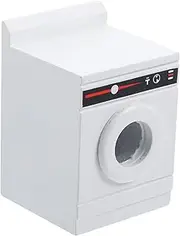 JUMPLAWN 1pc Mini Washing Machine Clothes Washing Machines Dryer Machine Mini Dryer Small Washing Machine Adorable Washer Model Simulation Washing Machine Imitation Washer White Plastic