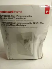 Honeywell Home RLV3120A Electric Baseboard Digital Thermostat Non-Programmable