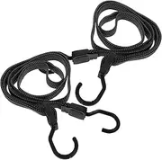 2pcs Elastic Bungee Cords with Hooks Versatile Cargo Tie Down Straps for Bike Luggage and Camping Durable and Reliable for Secure Transport