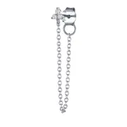 ANYCO Earrings Sterling Silver Geometric Cute Icons Tassel Ear Line Stud For Women Teen Fashion Stylish Accessories Jewelry Gifts Triangle