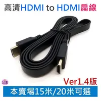 在飛比找蝦皮商城精選優惠-♛台灣快速出貨♛高清HDMI to HDMI扁線 1.4版（