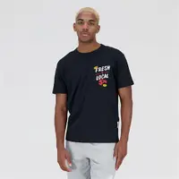 在飛比找ETMall東森購物網優惠-New Balance 男裝 短袖上衣 純棉 574 美版 