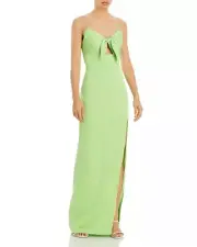 Aidan by Aidan Mattox Tie Front Bodice Column Gown, SIZE 0