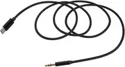 iplusmile Type-c to Aux Audio Cable Wire Audio Conversion Cable Converter Car Audio Cable Adapter USB Mixing Audio Cable Headphones Cable Extension Audio USB Adapter Black Metal