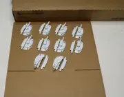 10 Pack Amesbury Truth EG2 Cam Lock & Lug Kit 11/16 & Keeper Bright White Window