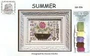 Rosewood Manor / Karen Kluba ~ SM-006 Summer Chart & House Of Embroidery Thread