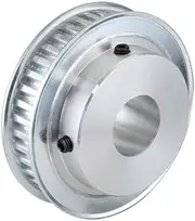 1pcs Timing Pulley XL42T Trapezoidal Tooth Teeth Pitch 5.08 Mm Pulley Wheel Bore Size 8/10/12/14/15/17/19/20 Mm Belt Width 10/15mm(19x6x2.8 mm,Belt Width 10 mm)