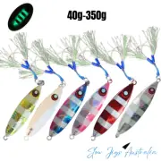RIGGED FLAT FALL SLOW PITCH MICRO JIGS BARRA SNAPPER KINGIES REEFIES REDS COD