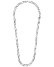 Sterling Forever CZ Marisol Classic Tennis Necklace