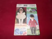VOGUE #9528 - 18" DOLL BALLERINA-HORSEBACK RIDING-BEACH OUTFIT PATTERN OZ FF