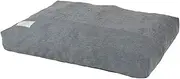 D&D Home, Ellis M Dog Cushion, 90 x 65 x 12 cm, Blue, Memory Foam, Washable, with Non-Slip Backing, Woven Inner and Outer Cushion